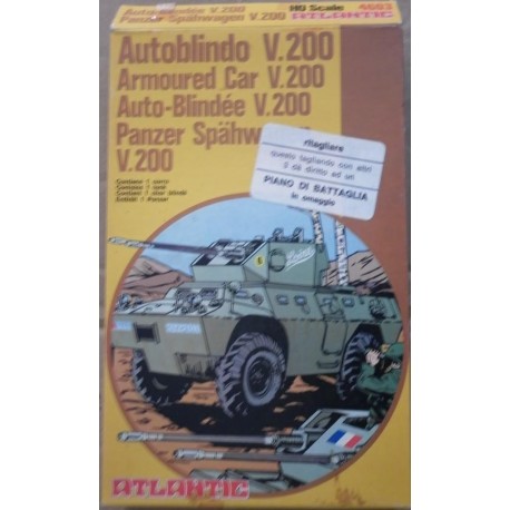 Atlantic soldatini carro armato Autoblindo V.200 H0