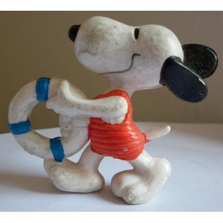 Personaggio Snoopy salvagente miniatura