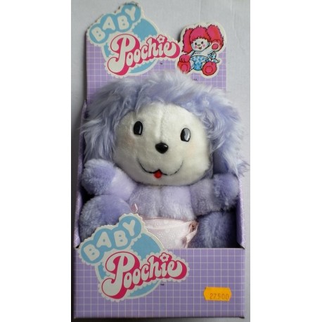 Pupazzo baby Poochie peluche lilla 1986