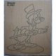 Walt Disney personaggio Zio Paperone traforo in legno