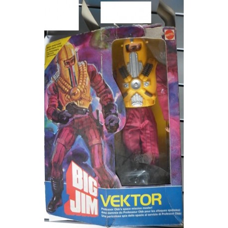 Big Jim Vektor Professor Obb Space Mission Master 1984