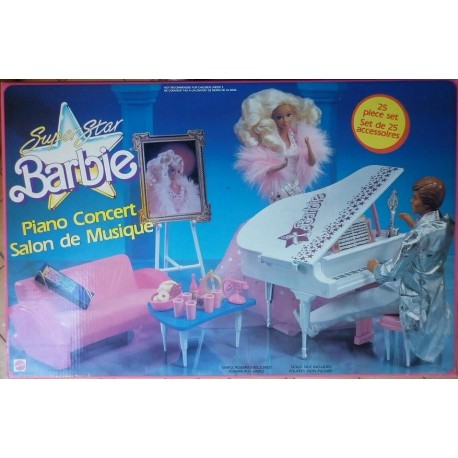 Mattel Barbie Super Star Piano Bar 1989