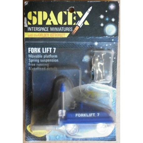 Triang Spacex Fork lift 7 con astronauta dorato