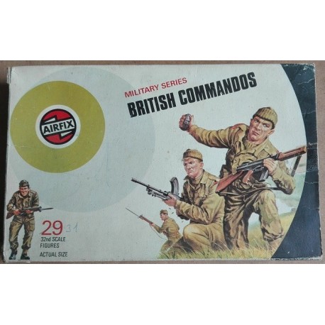 Airfix soldatini Commando Inglesi II guerra mondiale 1973