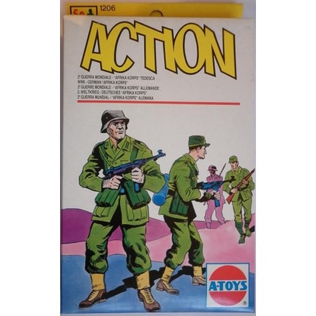 A-Toys soldatini 2 guerra mondiale Afrika Korps tedesca