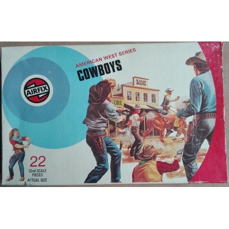 Airfix soldatini serie West Cowboys 1/32 1974