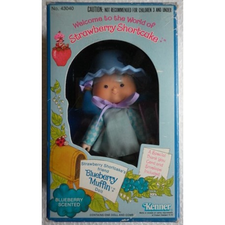 Bambola Strawberry Shortcake Blueberry Muffin 1980