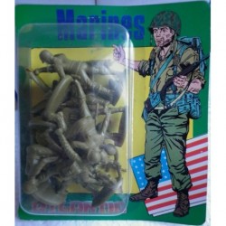 Soldatini Atlantic 16 Marines americani 1/32