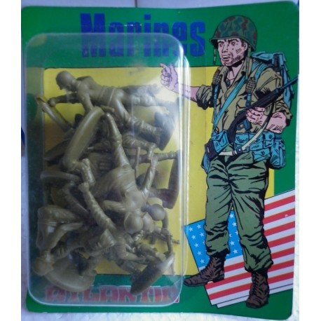 Soldatini Atlantic 16 Marines americani 1/32