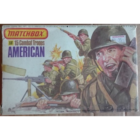 Matchbox soldatini truppe combattimento americane 1/32