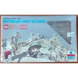 Esci 2 guerra mondiale soldatini 8 armata inglese 1/72