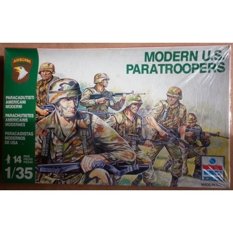 Esci soldatini paracadutisti americani moderni 1/35