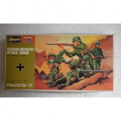 Hasegawa soldatini gruppo fanteria d'attacco tedeschi 1/72