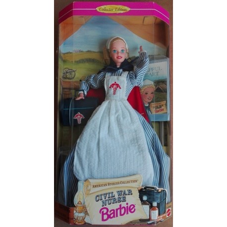 Barbie American Stories bambola Infermiera Guerra Civile 1995