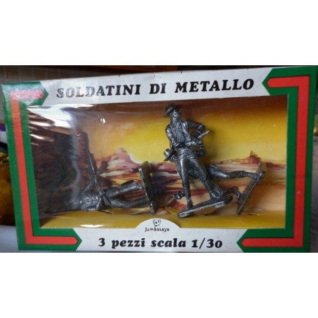 Jumbotoys soldatini di metallo cow boys 1/30