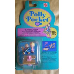 Polly Pocket anello Polly spinge il passeggino 1990