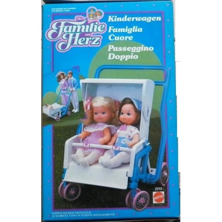 Famiglia Cuore Heart Family - Passeggino doppio