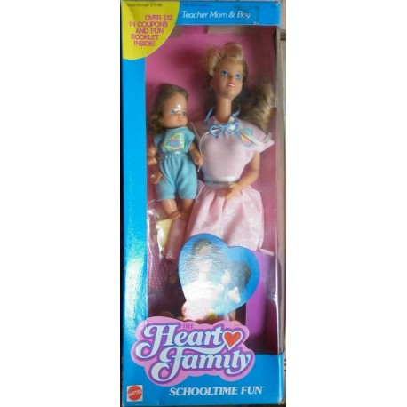 Famiglia Cuore Heart Family - bambola maestra con bambino