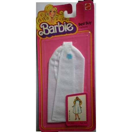 Vestito Barbie Best Buy Fashions mantellina bianca